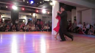 Leandro Oliver and Laila Rezk @ All Night Milonga NYC 2015 performance 1