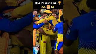 CSK WON THE TATA IPL 2023 ❤/#cskvsgtfinal #iplfinal #msdhoni #csk #viral #trending #shorts #ipl2023