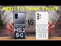 Samsung Galaxy M52 5G vs Samsung Galaxy A52 5G | Think twice before decide.