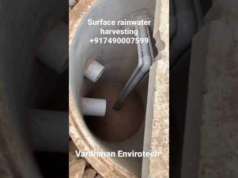Which is the process by which rain water soaks into soil?