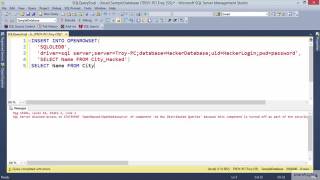 06 07 Replicating a Table Using OPENROWSET