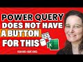 How to import data from sheets in the same Excel workbook as the Power Query query