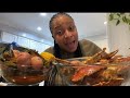 SEAFOOD MUKBANG | Garlic Butter Crab with Green Lip Mussels