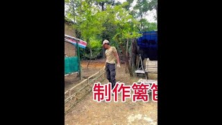 双层别墅搭建完成，开始制作篱笆围上种花，完成世外桃源第一步