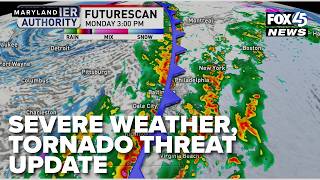 Severe Weather Update: Monday afternoon | Tornado watch in Maryland