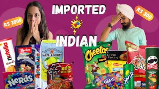 Indian VS imported Snacks 😍😍 | Trying Imported Snacks 😱😱 | So Saute