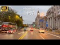 Driving Tour in Shanghai - One of the most economically developed cities in China - 4K HDR