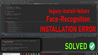 FaceRecognition INSTALL ERROR with DLIB | All Error SOLVED ✅ 2024