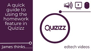 A quick guide to using the homework feature in quizizz