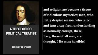 A Theologico-Political Treatise 🌟 By Benedict de Spinoza. FULL Audiobook