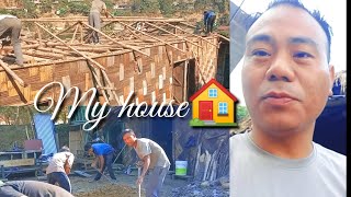 Today I'm going to make my own house/first day