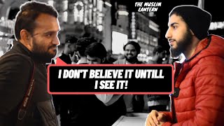 Atheist Challenged On His Beliefs! Muhammed Ali