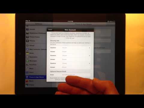Creating a New Apple ID on Ipad Creating a New Apple ID on Ipad