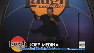 Comedian Joey Medina visits Las Vegas Now