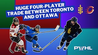 BLOCKBUSTER PWHL TRADE | Four-Player Deal Sends Larocque to Ottawa