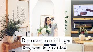 Decorando Mi Hogar Después de Navidad. Ideas y Tips + Nuevo Tapete en la sala