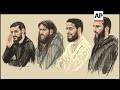 Court sketches from Brussels attack trial