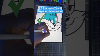 9 Procreate Tips YOU Must Know! 🤯 | Beginners #art #digitalart #shorts