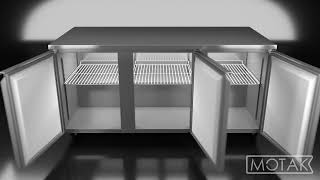 MoTak 72-in. Undercounter Freezer (MUF-72)