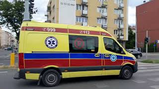 [FIAMM] ALARMOWO: L01 102 Pogotowie Ratunkowe [P] Mercedes Benz Sprinter 419 CDi - ul. Muzyczną