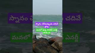 స్నానం చేసేటప్పుడు చదువుకునే శ్లోకం, శ్లోకం చెప్పుతో స్నానం చేస్తే పుష్కర స్నానం తో సమానం అవుతుంది