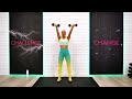 45 min metabolic cardio strength abs workout low impact weights weight loss full body sculpt