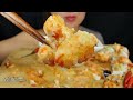 eating popcorn lobster rolls sushi favorites asmr mukbang omad messy eating big bites no talking