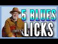 5 Licks to Unlock the Whole Fretboard • Master the Blues in E