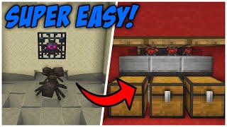 The MOST EFFICIENT Spider Spawner XP Farm in Minecraft Java 1.21 (Tutorial)