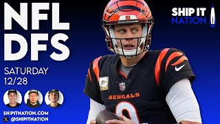 NFL Week 17 Saturday Games | December 28, 2024 | DraftKings \u0026 FanDuel DFS Picks, Plays and Process