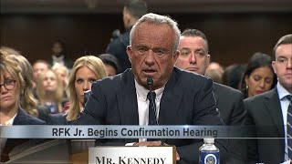 Confirmation hearing begins for RFK Jr.