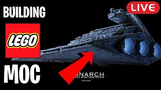 Building the biggest Lego Star Wars MOC EVER! - ISD MONARCH *LIVE*
