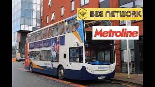 Bee Network: Metroline Manchester 42C to Piccadilly Gardens via Didsbury Alexander Dennis Enviro 400