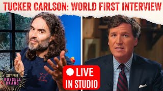 LIVE: Tucker Carlson’s WORLD FIRST Interview Since Leaving Fox! - #163 - Stay Free PREVIEW