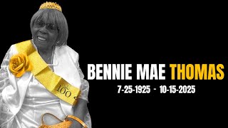 SERVICE FOR BENNIE MAE THOMAS