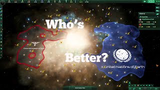 Stellaris Commonwealth of Man vs United Nations of Earth (AI players only)