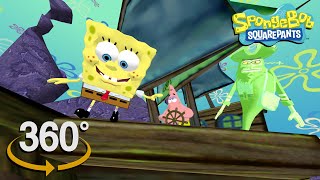 Spongebob Squarepants! - 360°  - Flying Dutchman! (The First 3D VR Game Experience!)