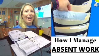 How I Manage - ABSENT WORK - High School Classroom Management