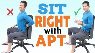 How to Fix Anterior Pelvic Tilt While Sitting - STOP hurting yourself TODAY!