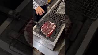 イノシシの炭火焼き肉　ショート版