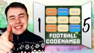 FOOTBALL QUIZ ADVENT CALENDAR #15 - Football Codenames!!!