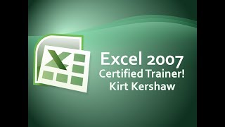 Excel 2007 Tutorial for Beginners - How To Use Excel Part 1