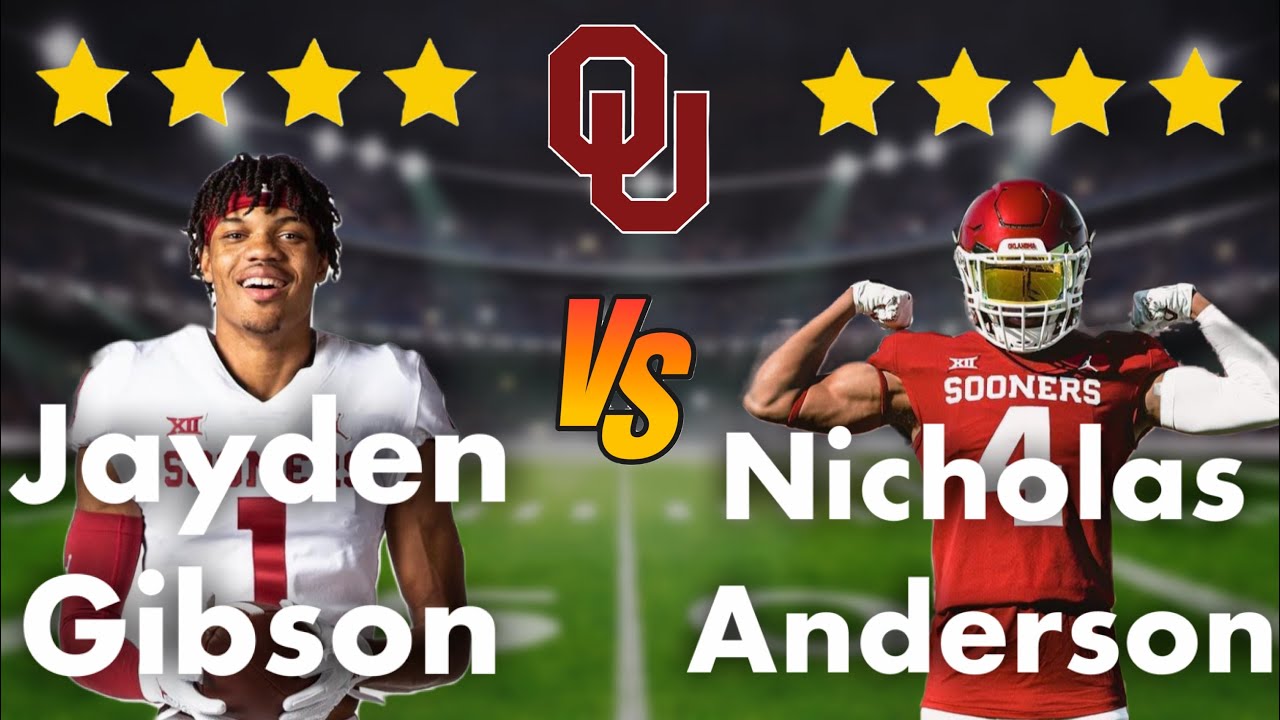 Jayden Gibson Vs Nicholas Anderson | Oklahoma Football 4 Star Wide ...