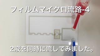 フィルムマイクロ流路4【マイクロ流路】【型いらず】【１ケから対応可能】