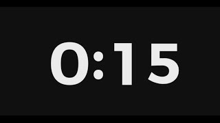 Classic countdown timer - 15 Seconds - Silent