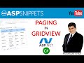 Paging in ASP.Net GridView using C#