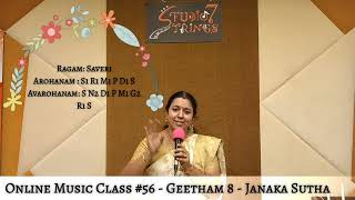 Online Music Class #56 - Geetham 8 - Janaka Sutha