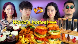 You Caught Your Bestfriend's Partner Cheating, Do You Tell Them? *Loser Eats World's Hottest Foods