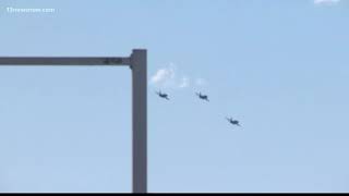 Flyover honors Naval Aviator killed in crash