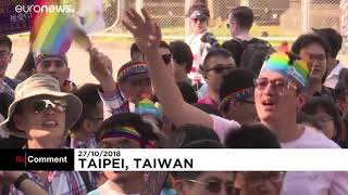 Tayvan: LGBTİ bireylerin Onur Yürüyüşü'nde 'barış ve huzur' çağrısı